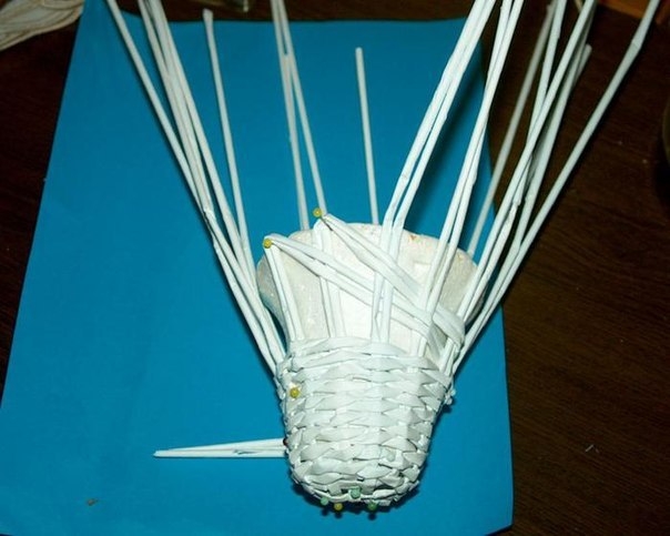 Колокольчик. МК по созданию новогодних украшений из газетных трубочек Колокольчик. МК по созданию новогодних украшений из газетных трубочек