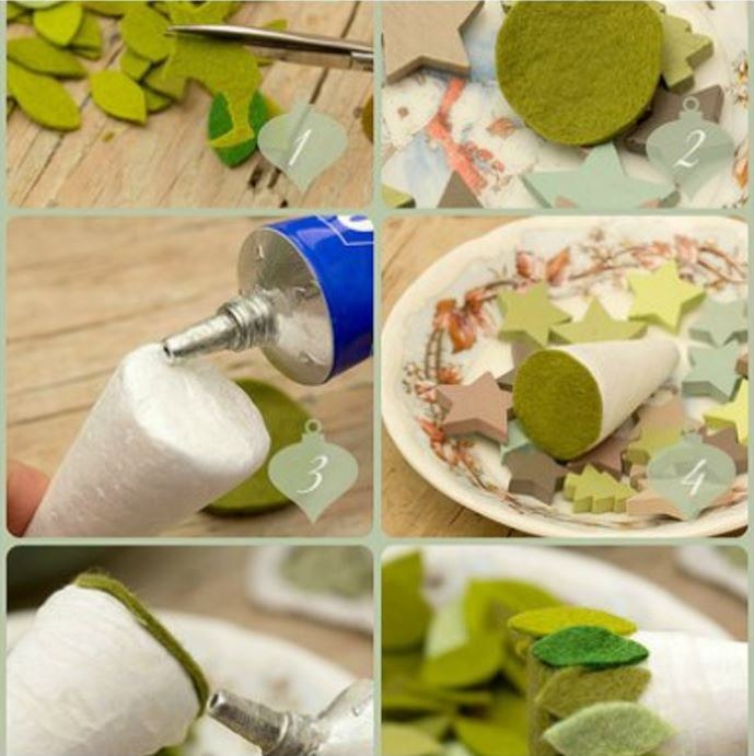 Елочка из фетра своими руками