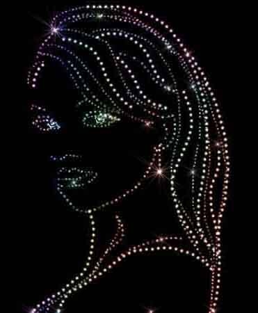 Делаем картину из страз.