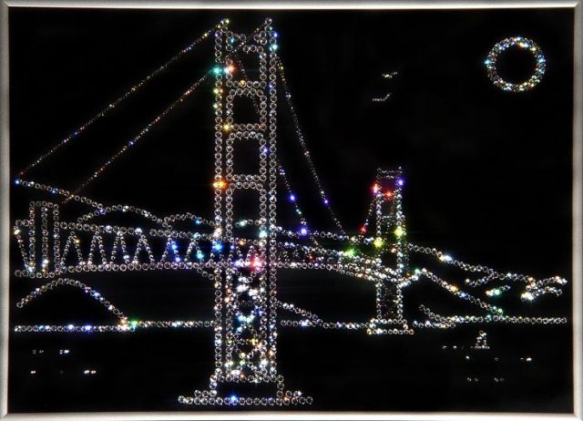 Делаем картину из страз.