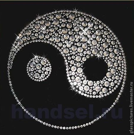 Делаем картину из страз.
