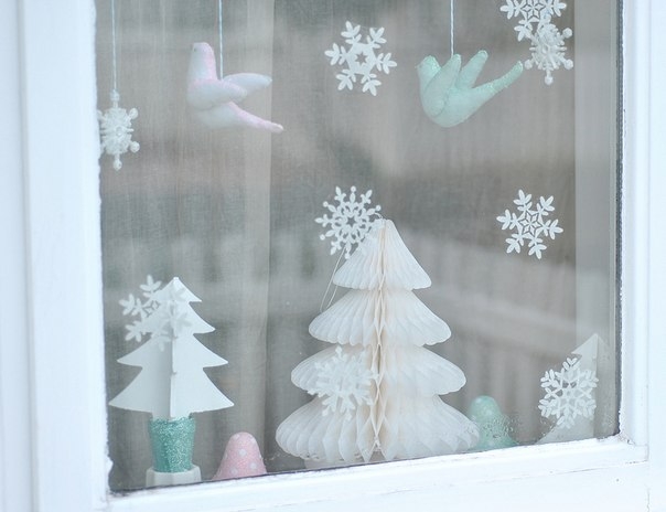 Мастер класс по украшения новогоднего окна Мастер класс по украшения новогоднего окна