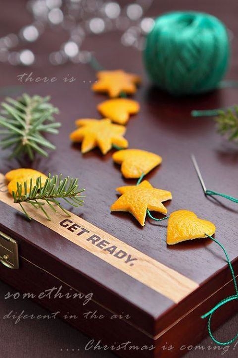 Новогодний декор из сушеных апельсинов