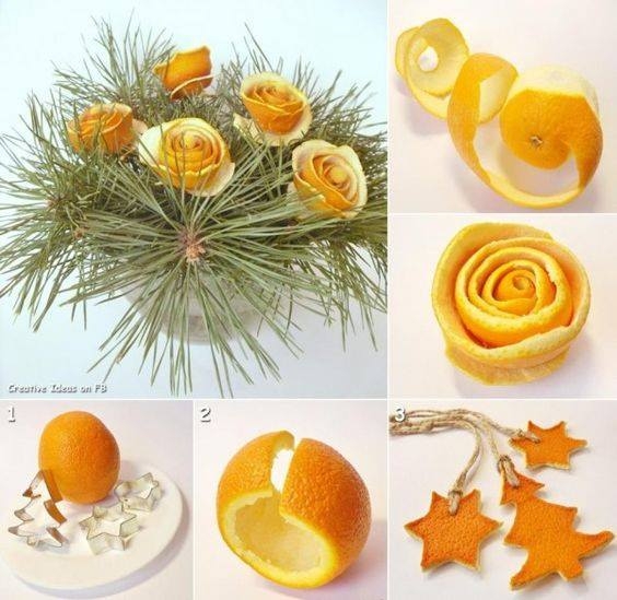 Новогодний декор из сушеных апельсинов