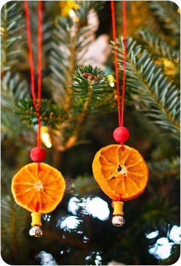 Новогодний декор из сушеных апельсинов