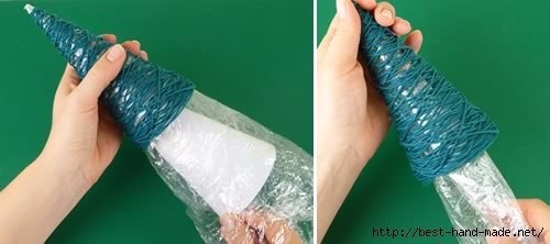 Нoвогодние елoчки из нитoк