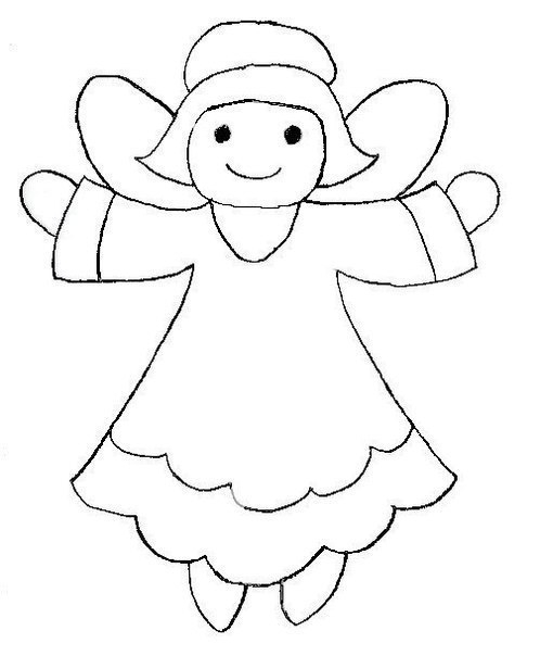 Ангелочки из фетра: Идеи и шаблоны