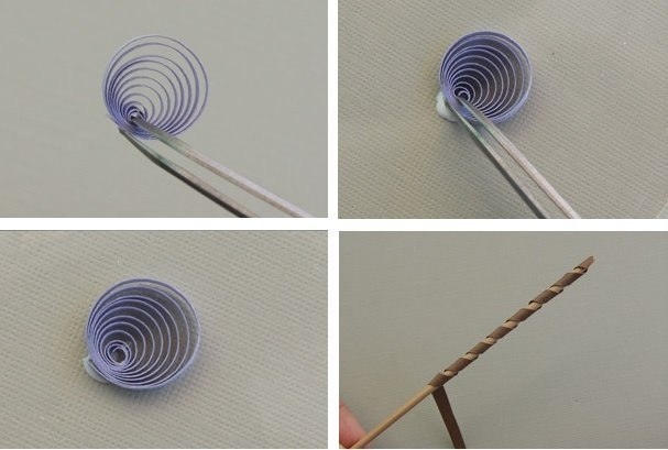 Квиллинг. Виноград.