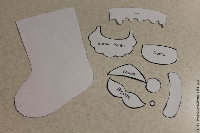 Мастер-класс: новогодний сапожок с Дедом Морозом.