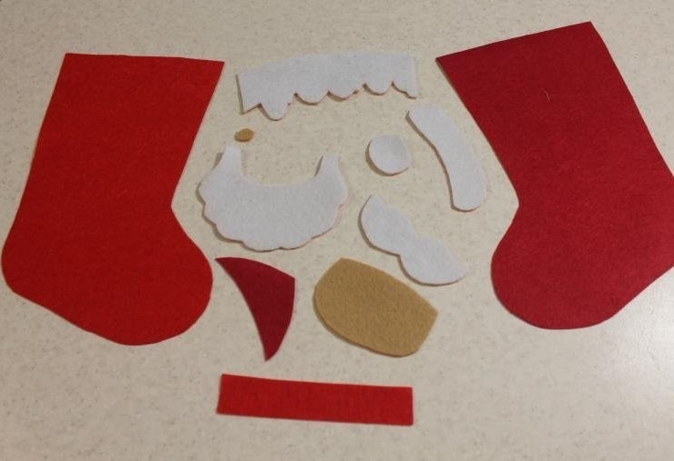 Мастер-класс: новогодний сапожок с Дедом Морозом.