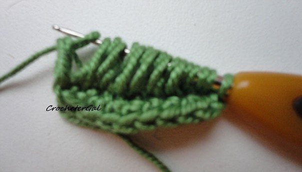 Листочек ирландским кружевом. Мастер класс