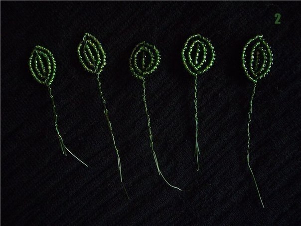 Апельсиновое дерево из бисера.