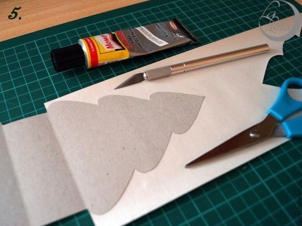 Коробочка для подарка Новогодняя ёлочка.