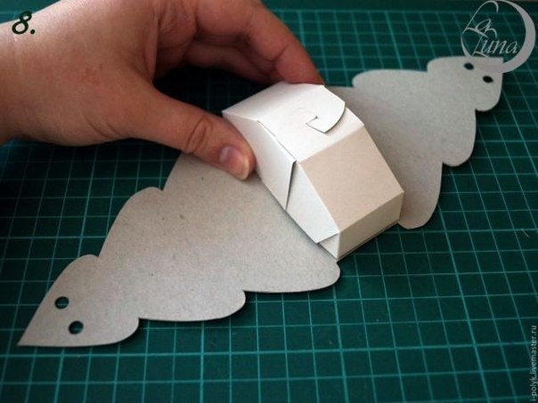 Коробочка для подарка Новогодняя ёлочка.