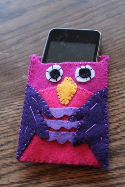 Чехлы для телефона из фетра.