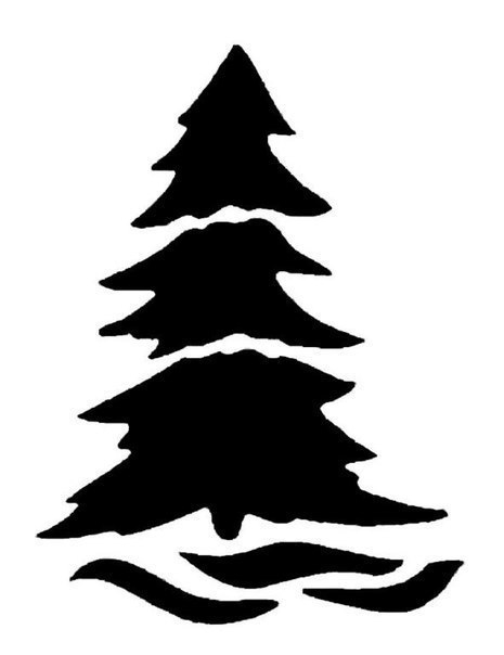 Новогодние трафареты для украшения окон