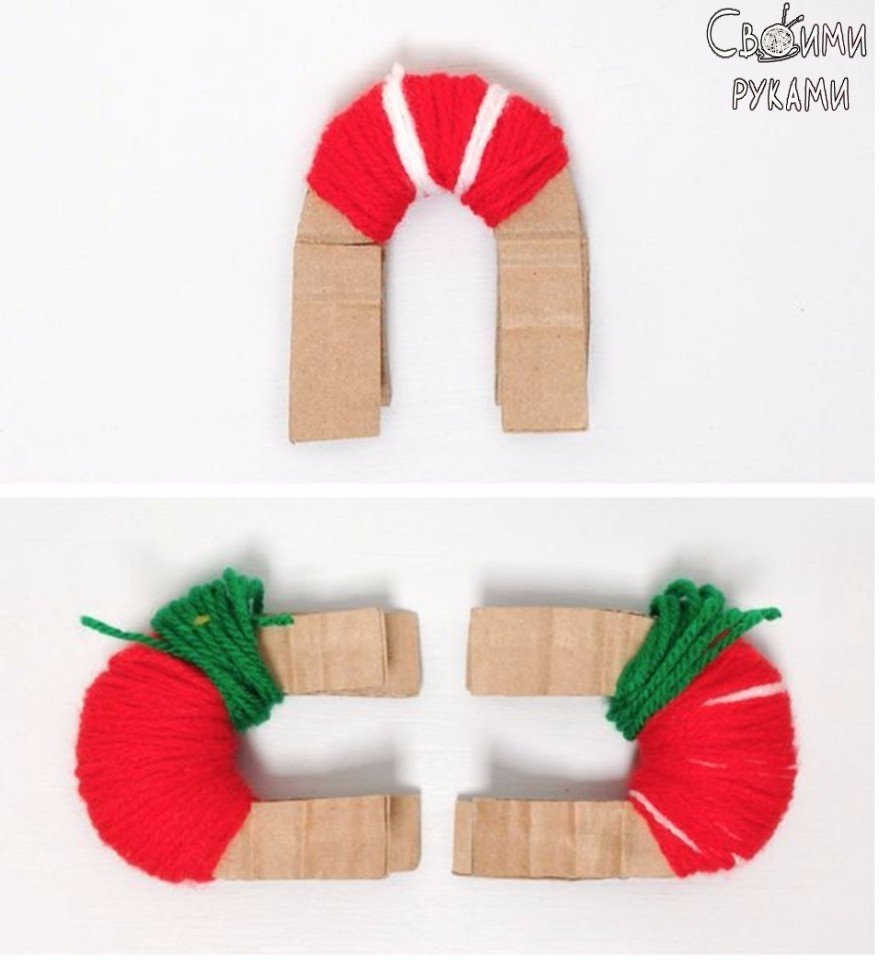 Клубничные помпоны