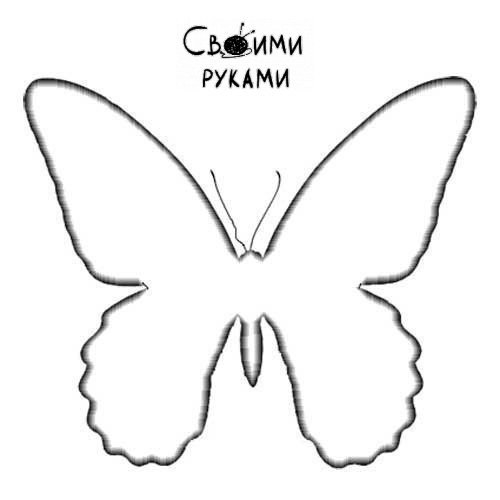 Панно из бабочек.
