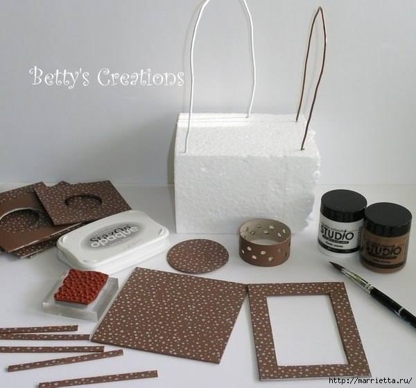 Новогодние фонарики своими руками из картона. MK