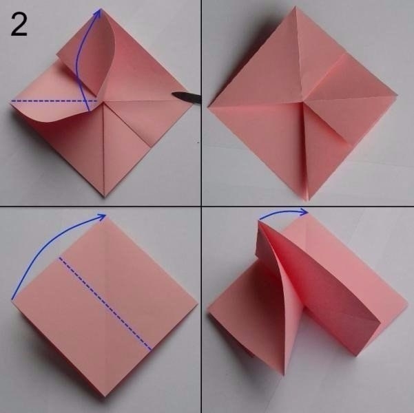 Роза оригами. Мастер-класс