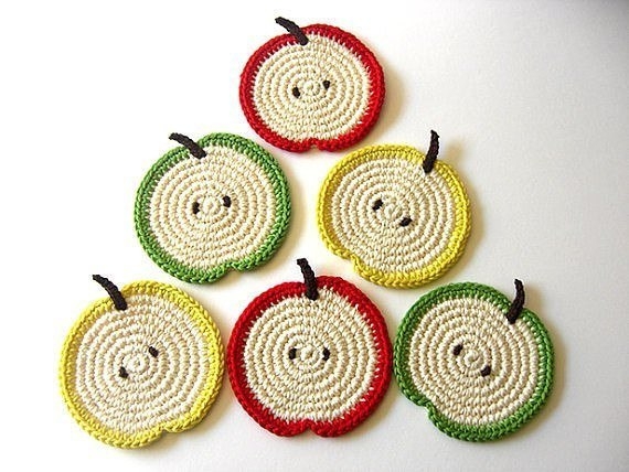 Подстаканники крючком, яркие идеи Подстаканники крючком, яркие идеи