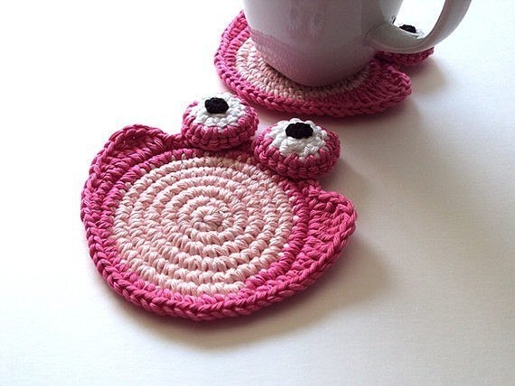 Подстаканники крючком, яркие идеи Подстаканники крючком, яркие идеи