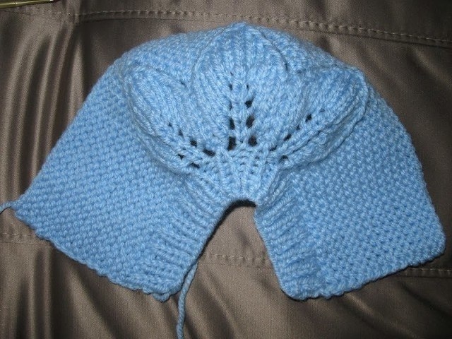 Следочки спицами