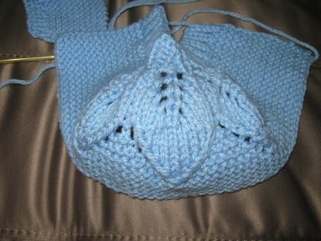 Следочки спицами