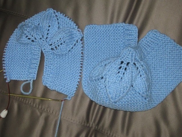 Следочки спицами