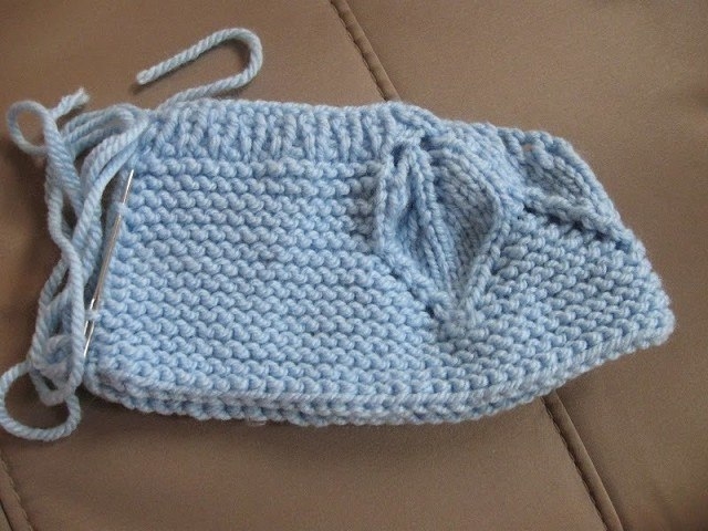 Следочки спицами