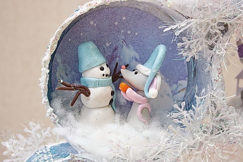 Ёлка из бобин из-под скотча