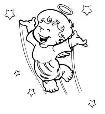 Трафареты с ангелочками