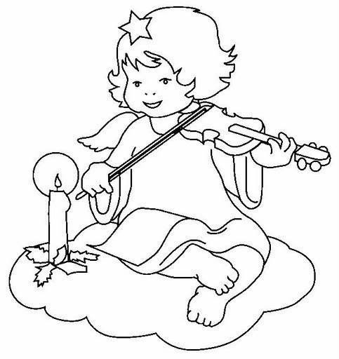 Трафареты с ангелочками