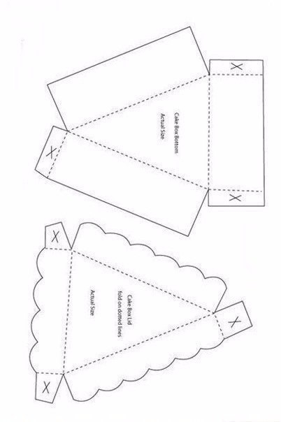 Бумажный торт с сюрпризами