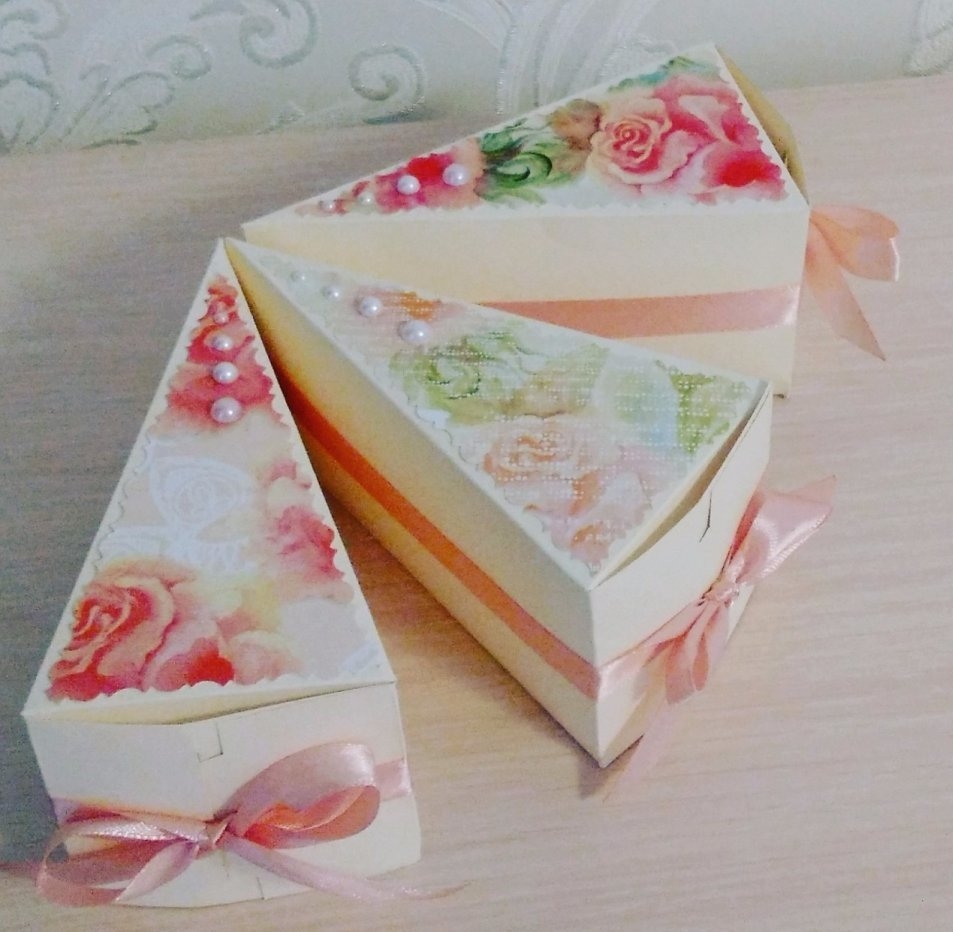 Бумажный торт с сюрпризами