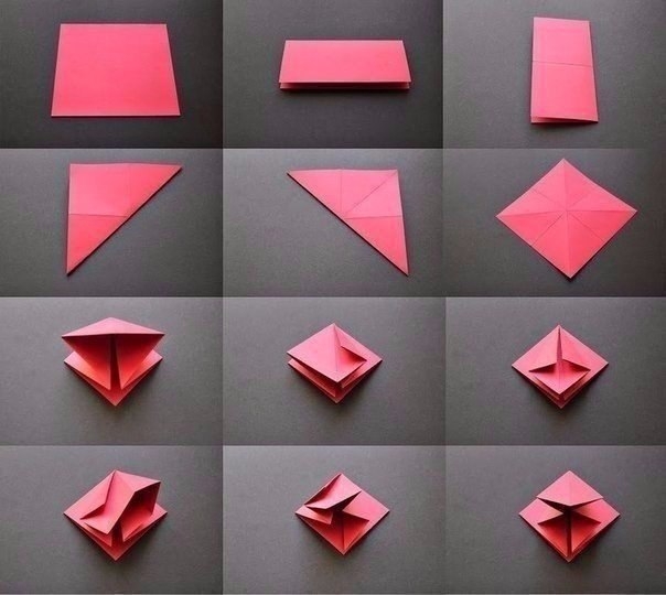 Несложная в изготовлении ёлочка-оригами для украшения вашего рабочего стола