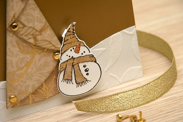 Новогодняя открытка. Мастер-класс. 