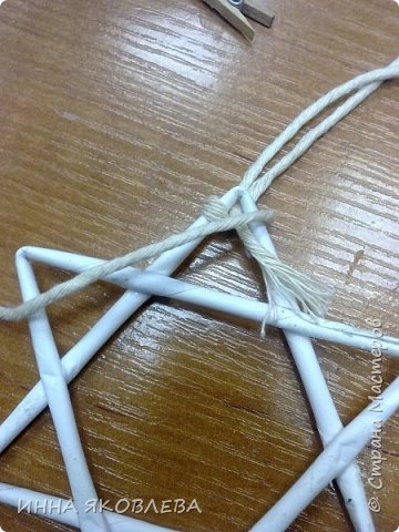 Звездочки снежинки. Мастер-класс.