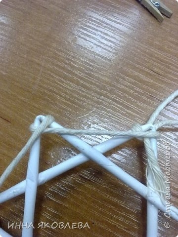 Звездочки снежинки. Мастер-класс.