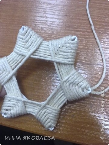 Звездочки снежинки. Мастер-класс.