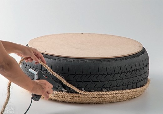 Интересная идея: из шины может получиться классный пуф