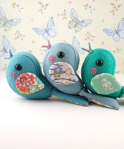 Милые воробушки для декора