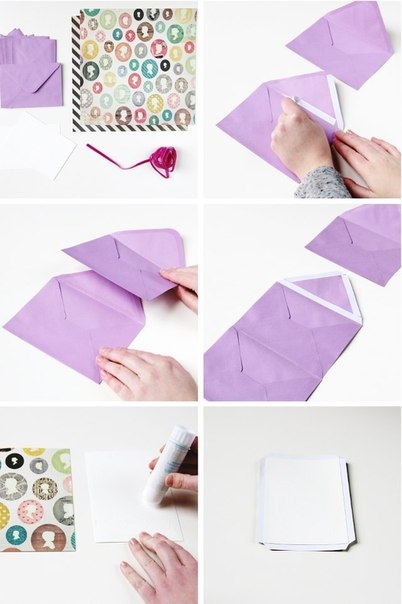 Блокнот из конвертов. Мини МК