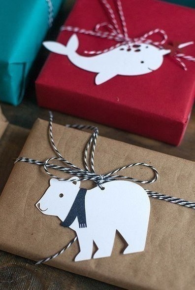 Новогодние бирочки для подарков