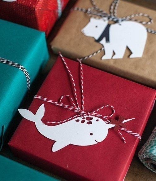Новогодние бирочки для подарков