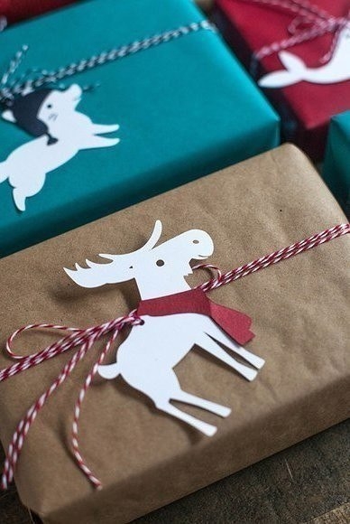 Новогодние бирочки для подарков