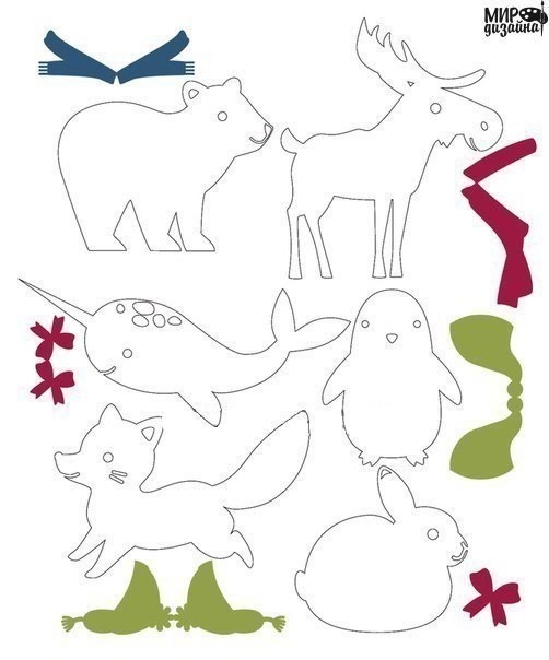 Новогодние бирочки для подарков