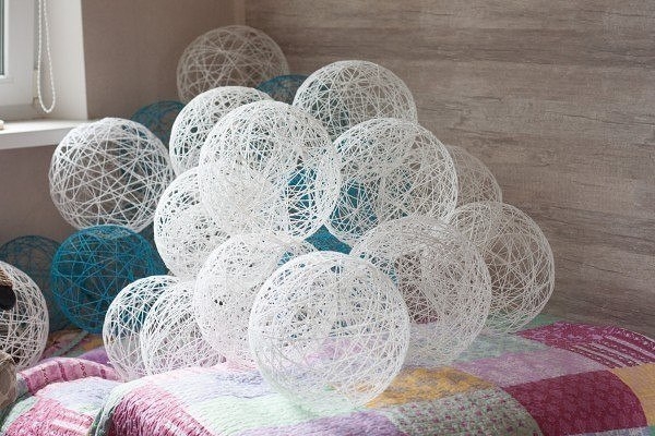 Шары из ниток