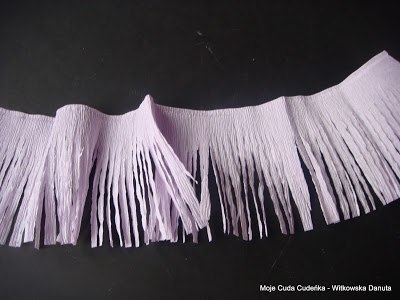 Гиацинт из гофрированной бумаги