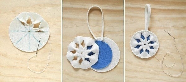 Снежинки на елку своими руками